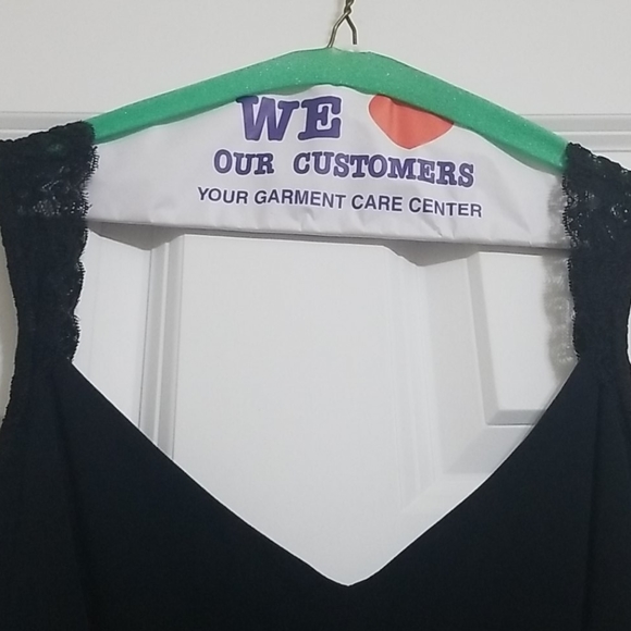 Express Black Dress with Lace Straps - Picture 4 of 5